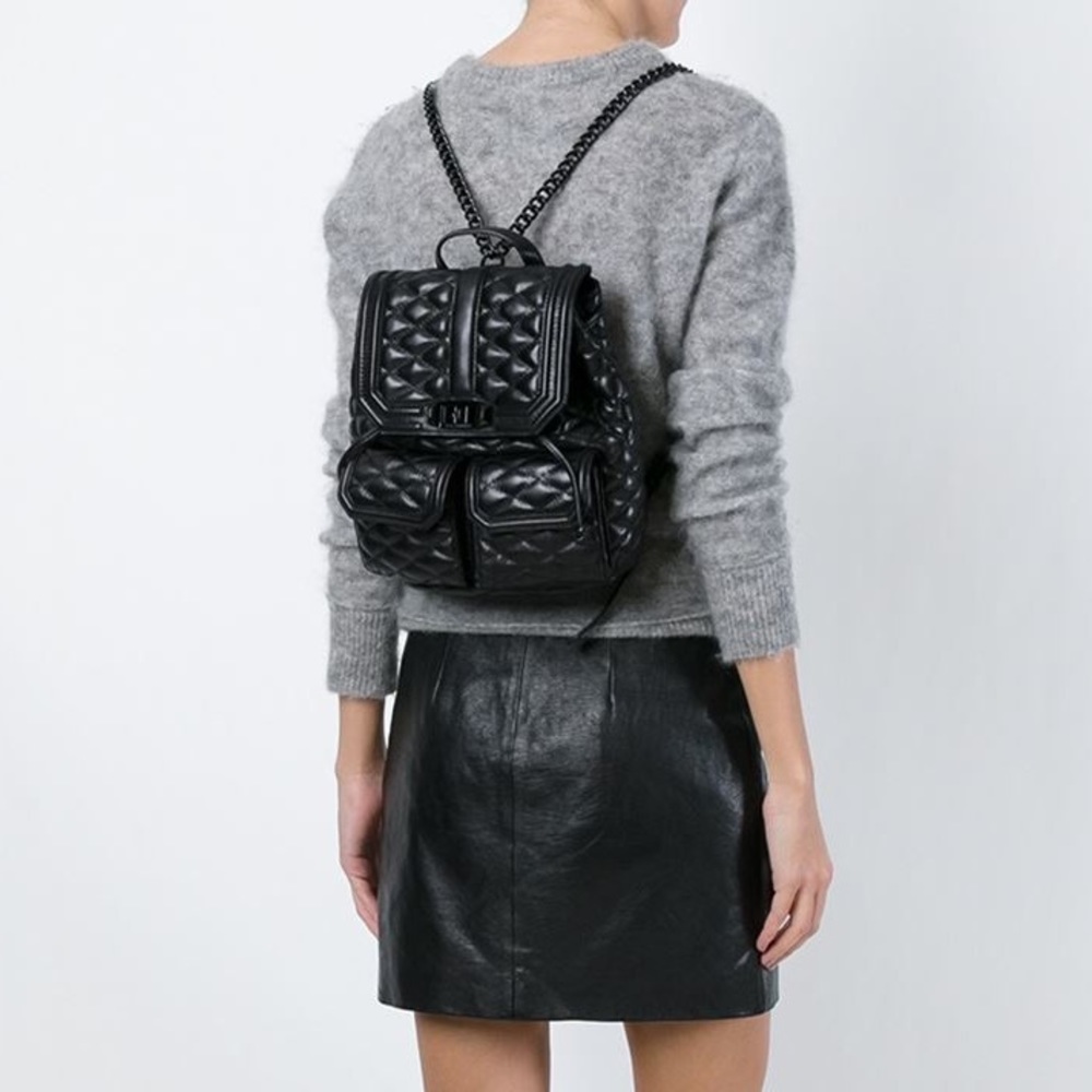 Rebecca Minkoff Quilted Leather Love Backpack